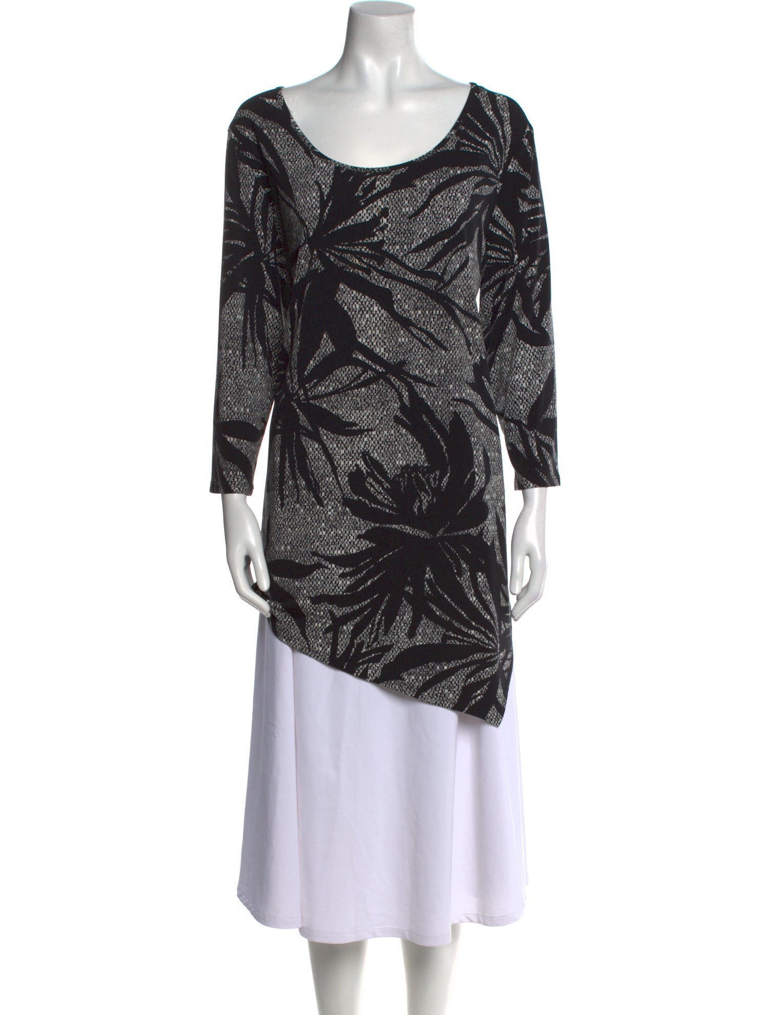 SUN WOO Paisley Print Scoop Neck Tunic